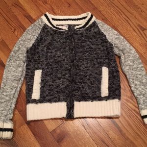Vintage Havana Zipper sweater with pockets